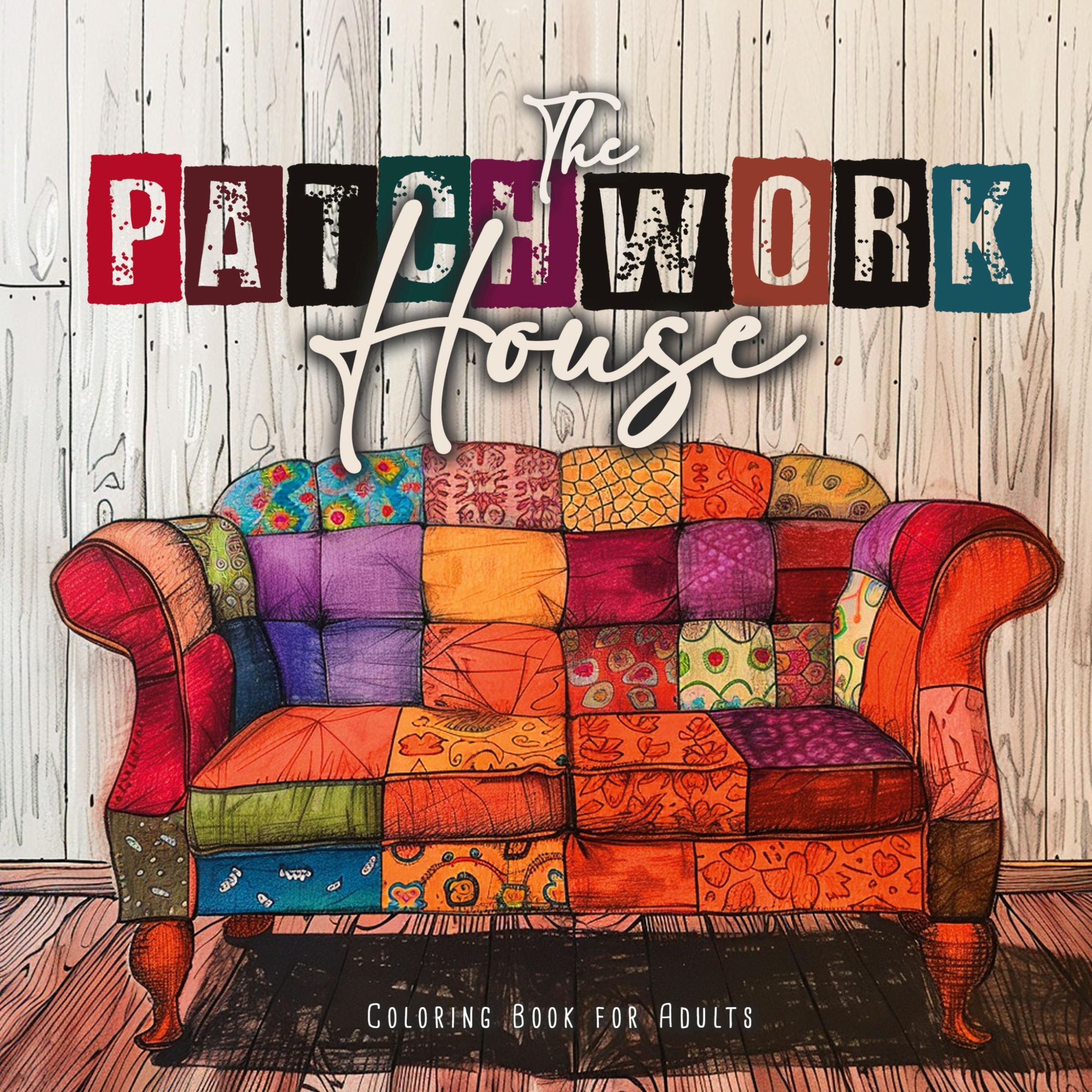 Cover: 9783758495854 | The Patchwork House Coloring Book for Adults | Monsoon Publishing