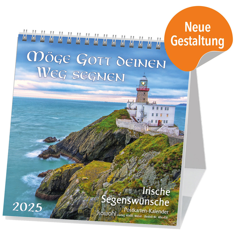 Cover: 9783754843055 | Möge Gott deinen Weg segnen 2025 | Irische Segenswünsche | Kalender