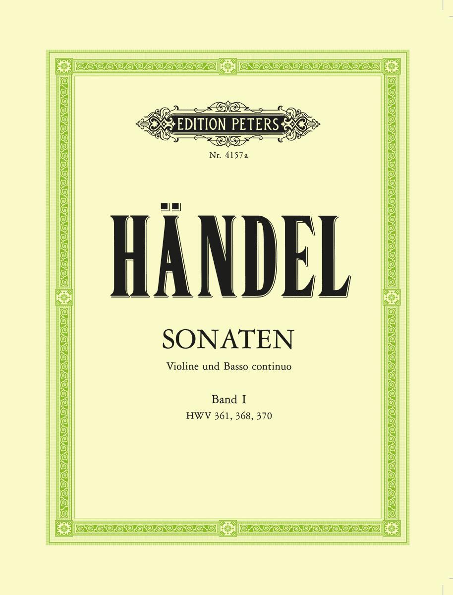 Cover: 9790014020903 | Sonatas for Violin and Continuo | George Frideric Handel | Taschenbuch