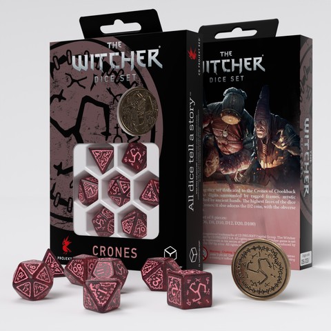 Cover: 5907699496976 | The Witcher Dice Set. Crones - Whispess | Q-workshop