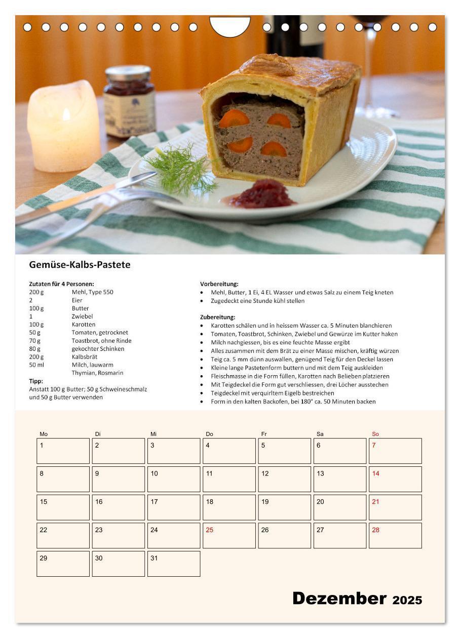 Bild: 9783435932573 | Der tolle Rezeptkalender (Wandkalender 2025 DIN A4 hoch), CALVENDO...