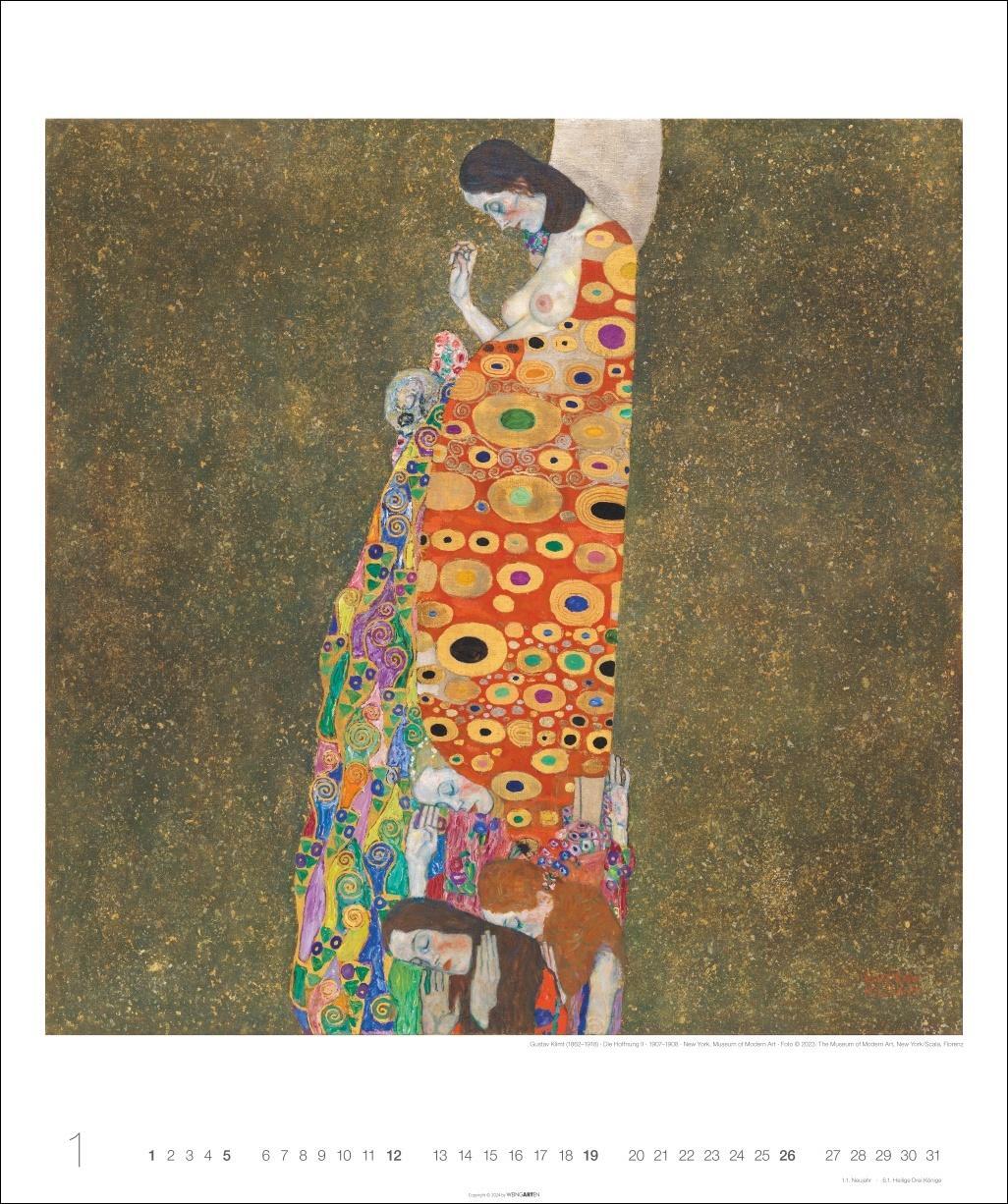 Bild: 9783839900789 | Gustav Klimt Edition Kalender 2025 | Kalender | Spiralbindung | 14 S.