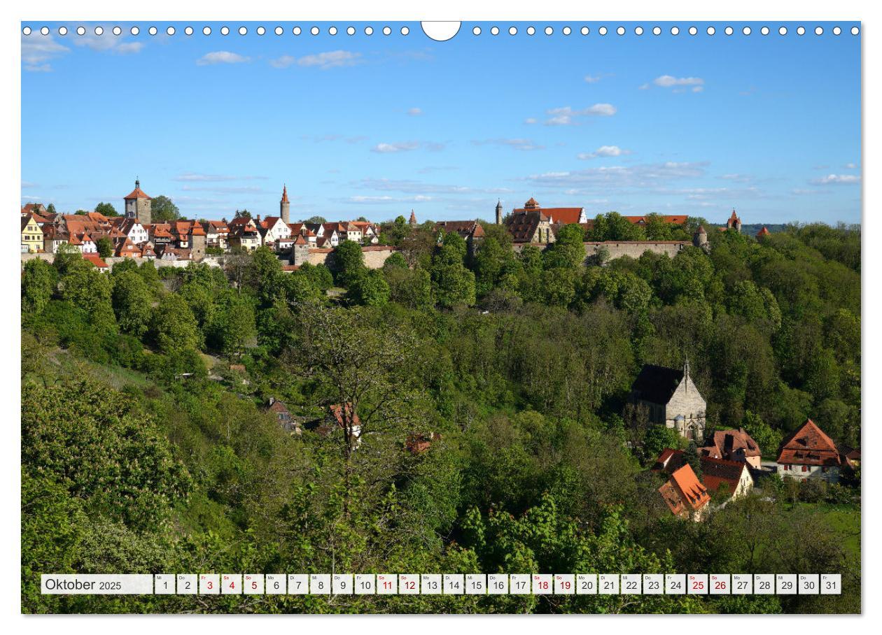 Bild: 9783435010134 | Rothenburg ob der Tauber. Sehenswürdigkeiten. (Wandkalender 2025...