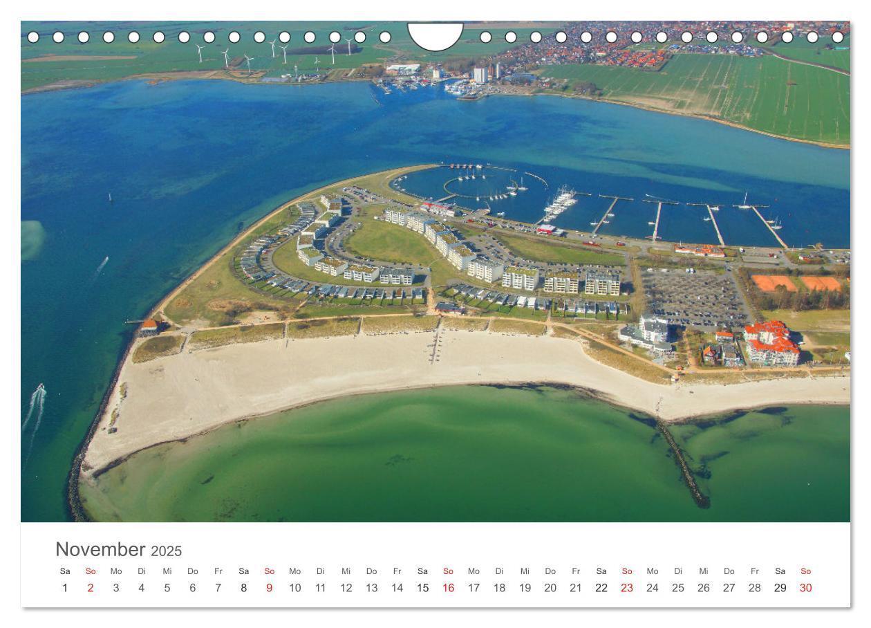 Bild: 9783435115150 | Fehmarn aus der Luft (Wandkalender 2025 DIN A4 quer), CALVENDO...