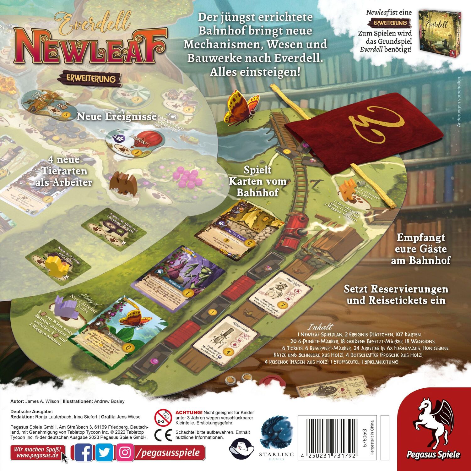 Bild: 4250231731792 | Everdell: Newleaf [Erweiterung] | James A. Wilson | Spiel | Brettspiel