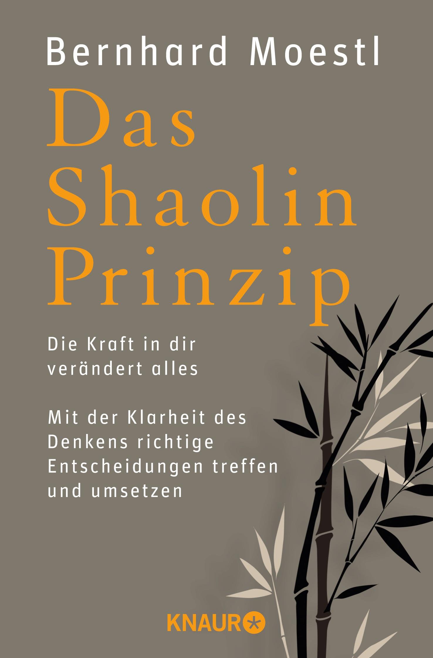 Cover: 9783426785539 | Das Shaolin-Prinzip | Bernhard Moestl | Taschenbuch | 214 S. | Deutsch