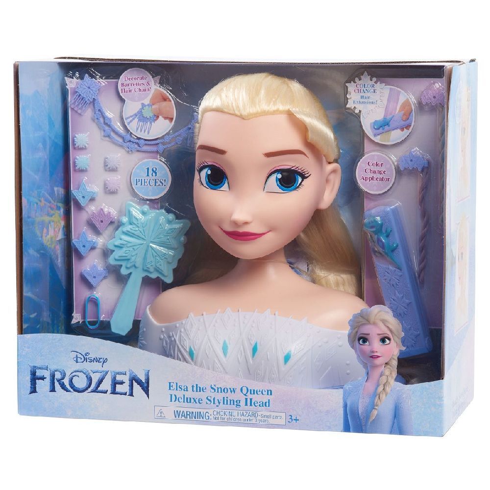 Bild: 886144327964 | Disney Frozen 2 Elsa Deluxe Stylinghead | In Kartonage | JPL32796