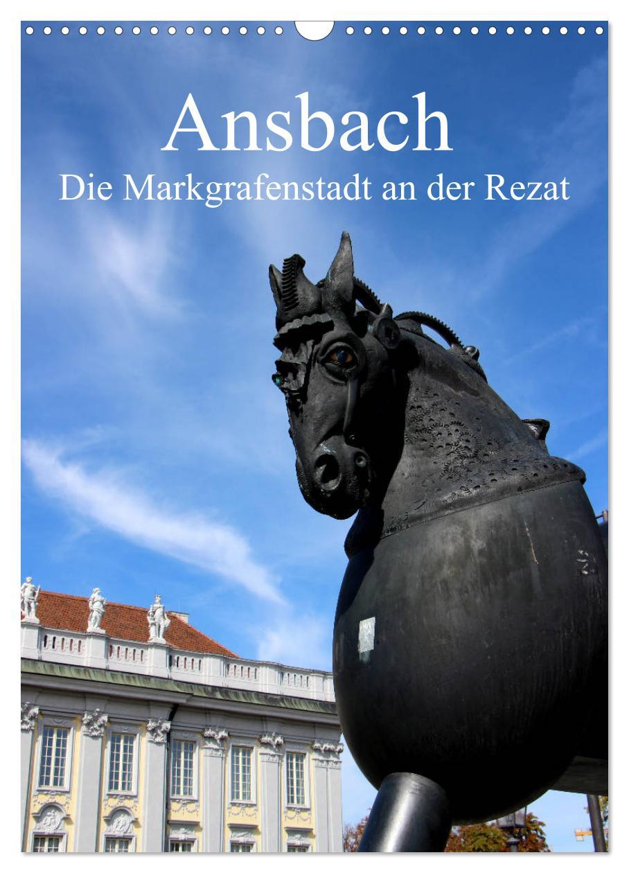 Cover: 9783435973330 | Ansbach - Die Markgrafenstadt an der Rezat (Wandkalender 2025 DIN...