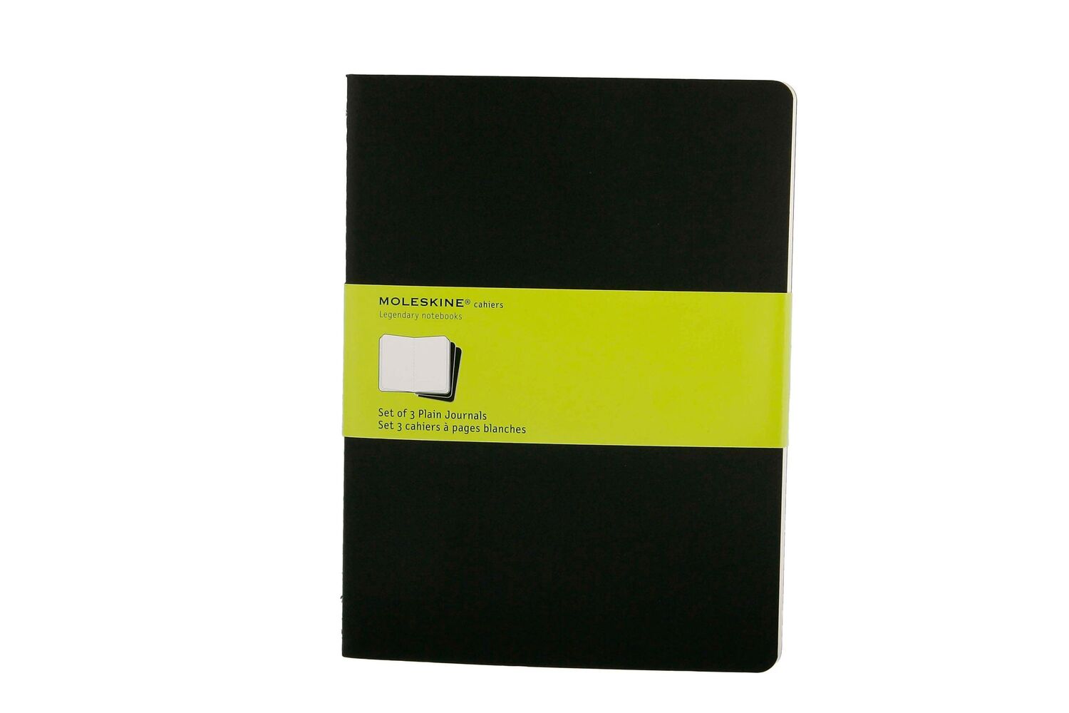 Bild: 9788883705038 | Moleskine Cahier Extra Large blanko schwarz. 3er Pack | Moleskine