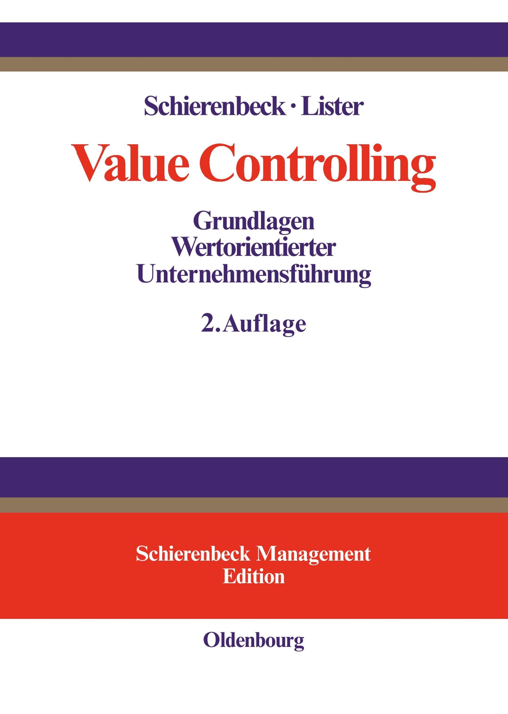 Cover: 9783486259407 | Value Controlling | Grundlagen Wertorientierter Unternehmensführung