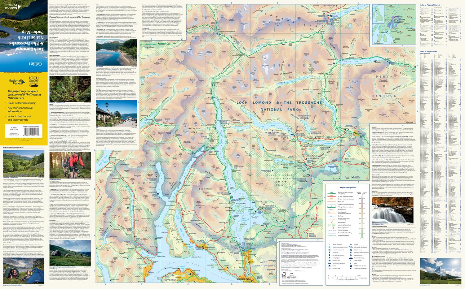 Bild: 9780008462680 | Loch Lomond and The Trossachs National Park Pocket Map | Maps (u. a.)