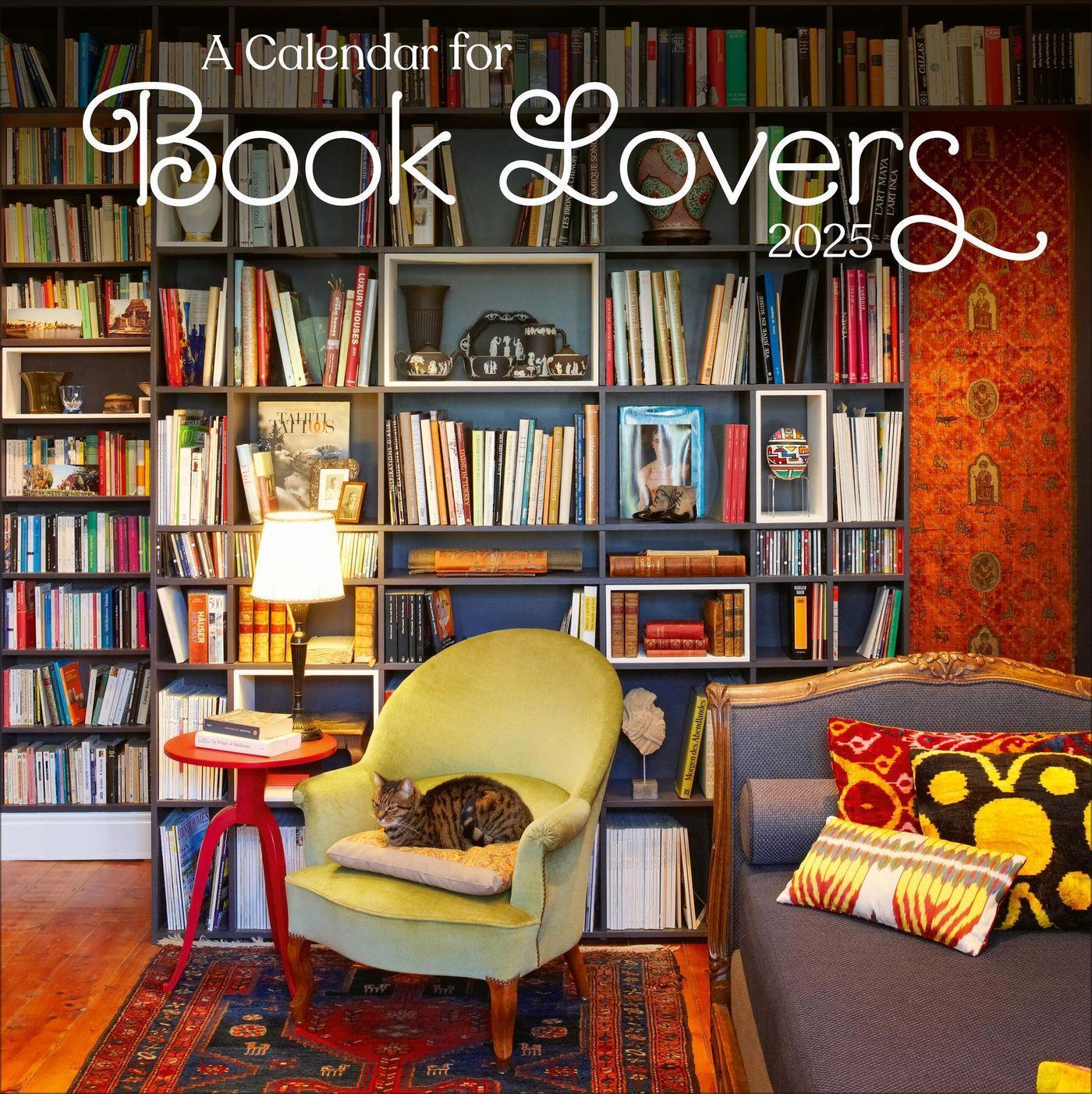 Cover: 9781523526703 | A Calendar for Book Lovers Wall Calendar 2025 | Workman Calendars