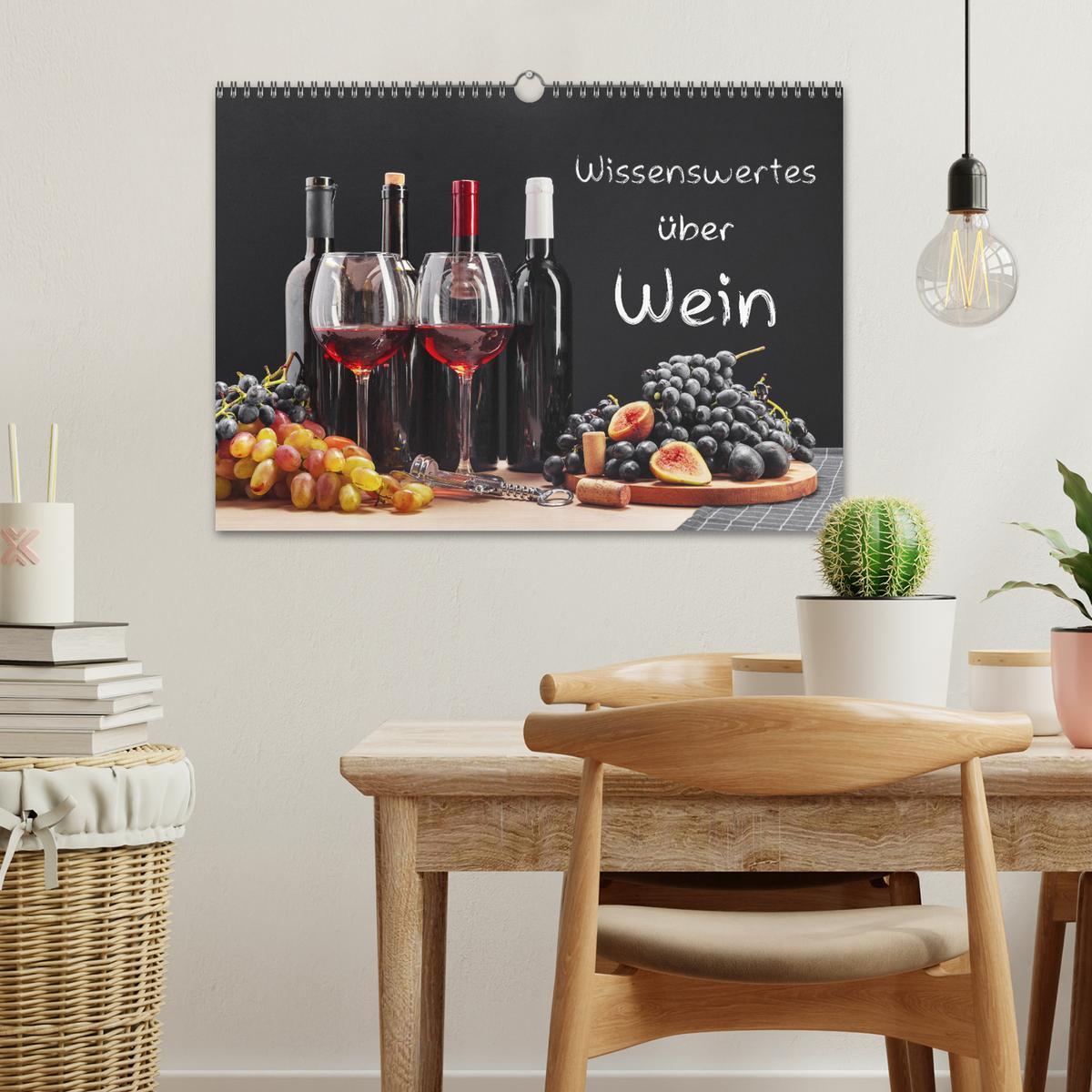 Bild: 9783435031979 | Wissenswertes über Wein (Wandkalender 2025 DIN A3 quer), CALVENDO...