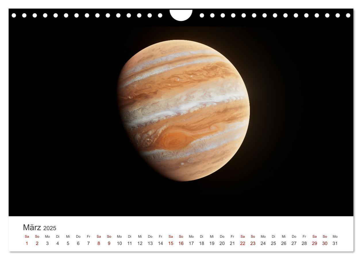 Bild: 9783457182727 | Planeten - Eine spektakuläre Reise ins All. (Wandkalender 2025 DIN...