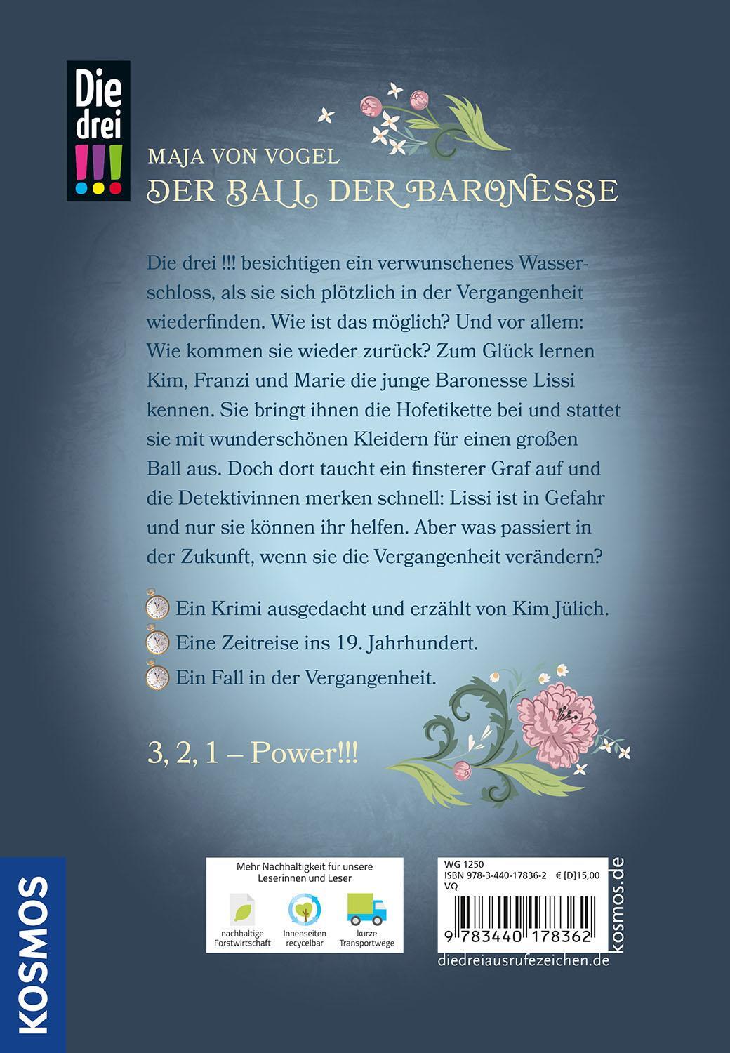 Bild: 9783440178362 | Die drei !!!, Der Ball der Baronesse | Maja von Vogel | Buch | 208 S.