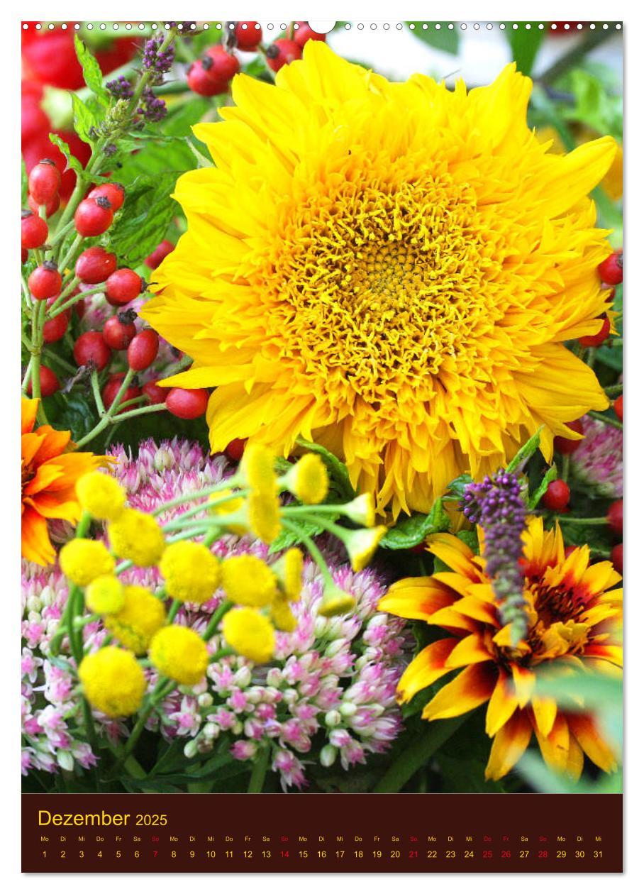 Bild: 9783435951284 | Sonnenblumen - Strahlende Blüten (Wandkalender 2025 DIN A2 hoch),...