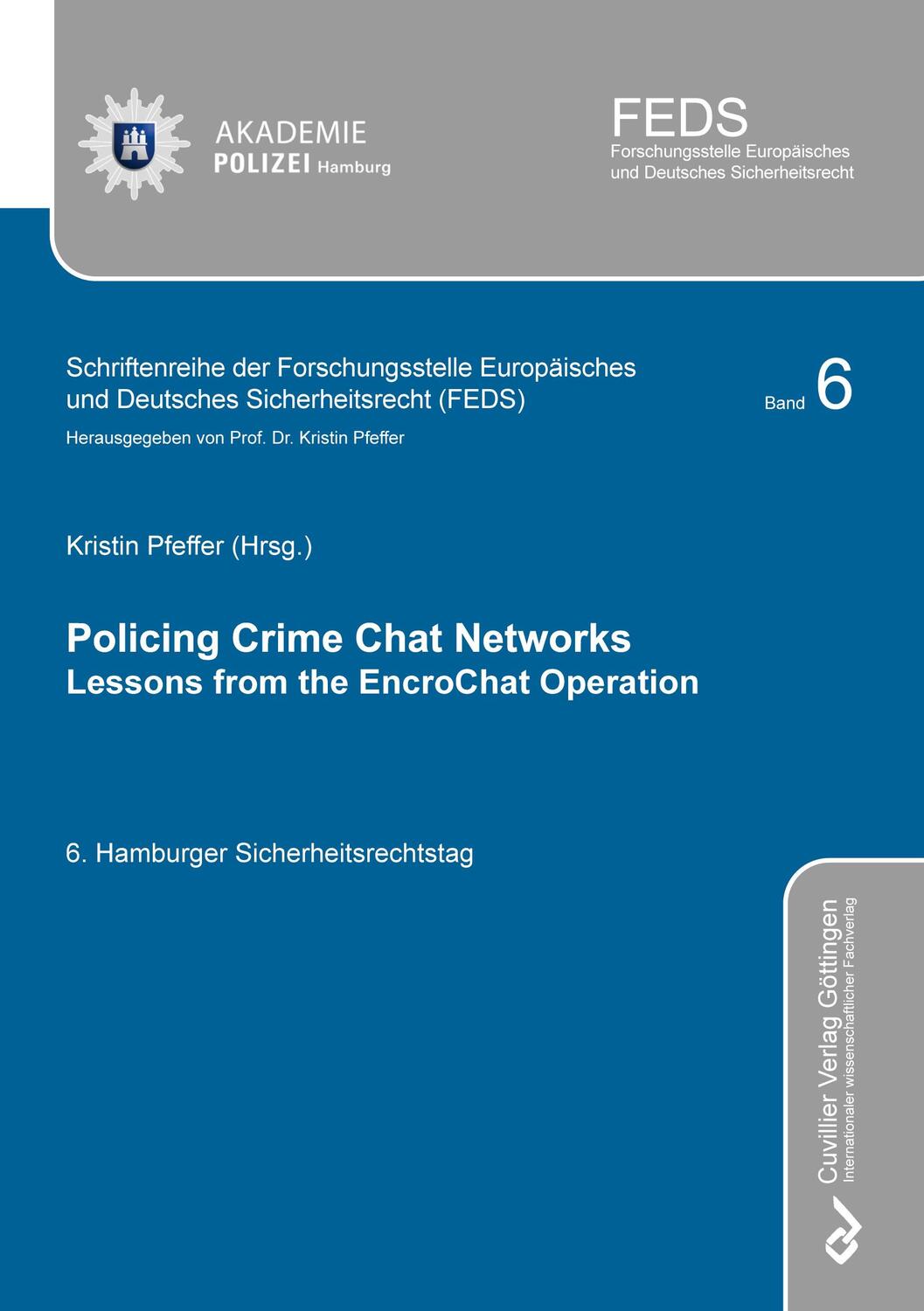 Cover: 9783736979833 | Policing Crime Chat Networks. Lessons from the Encrochat Operation