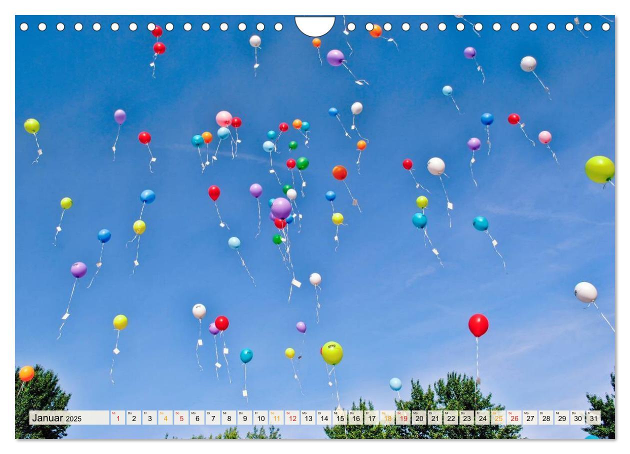 Bild: 9783435466184 | Mein schöner bunter Luftballon (Wandkalender 2025 DIN A4 quer),...