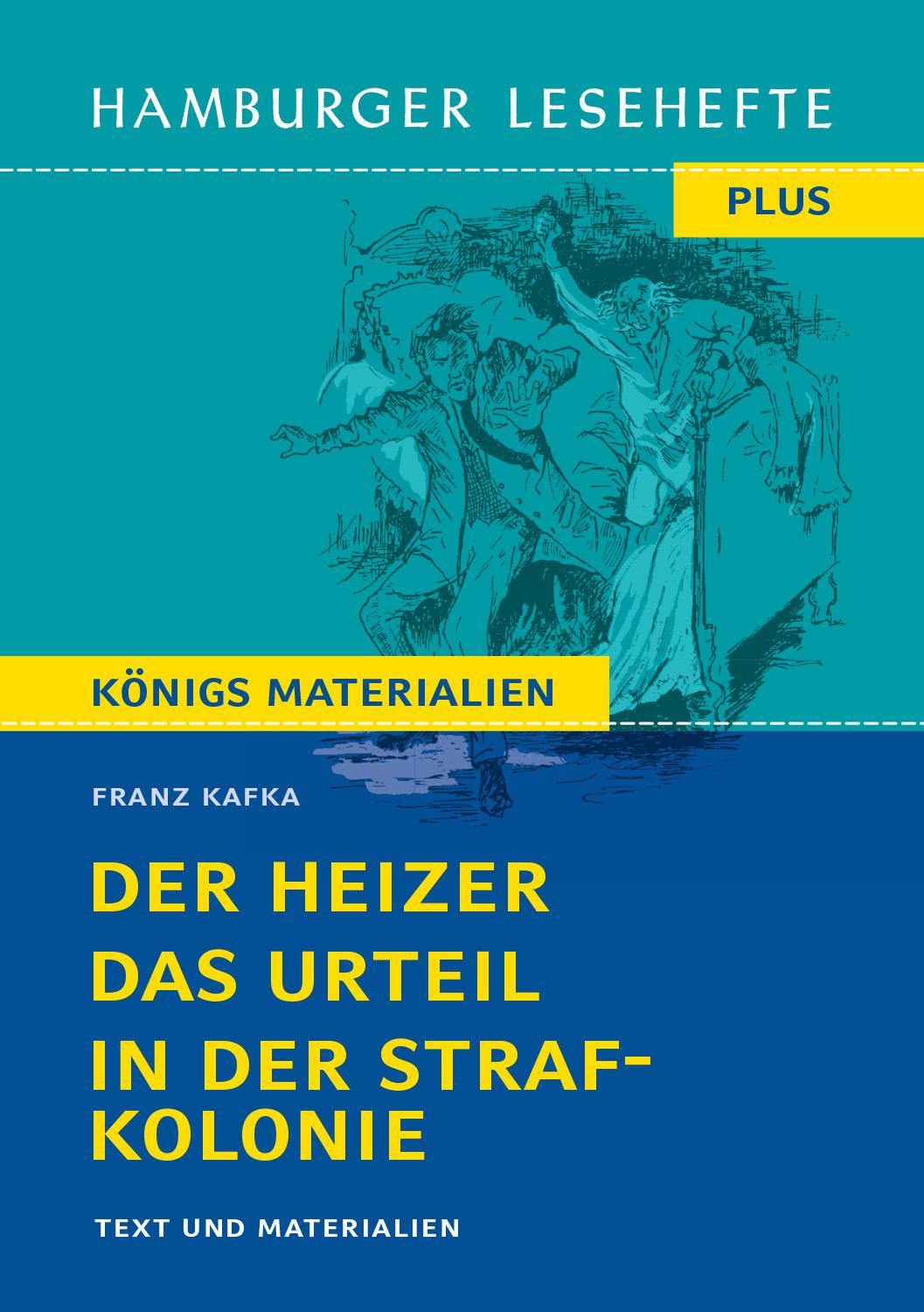 Cover: 9783872915320 | Der Heizer / Das Urteil / In der Strafkolonie | Text und Materialien