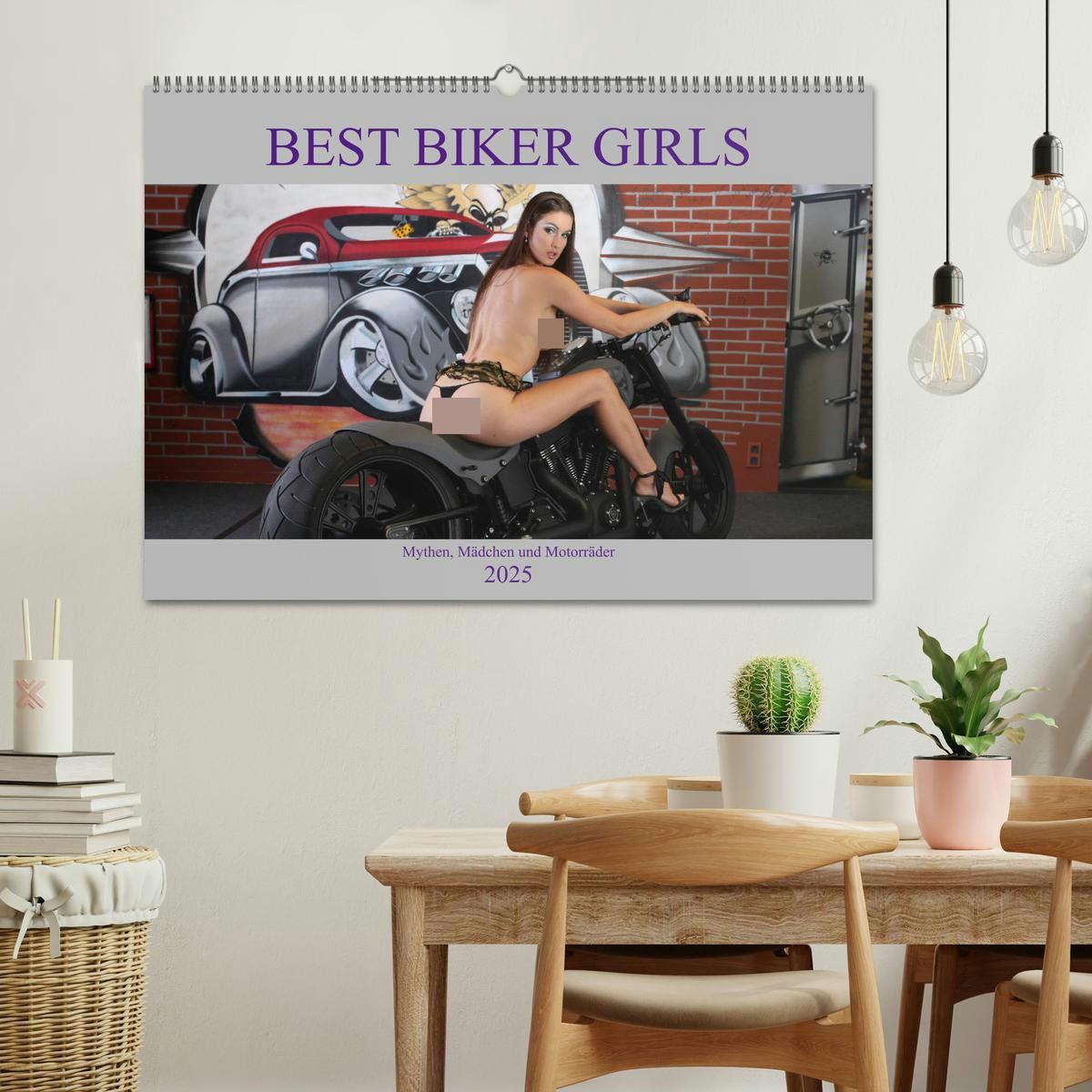 Bild: 9783435384662 | Best Biker Girls (Wandkalender 2025 DIN A2 quer), CALVENDO...