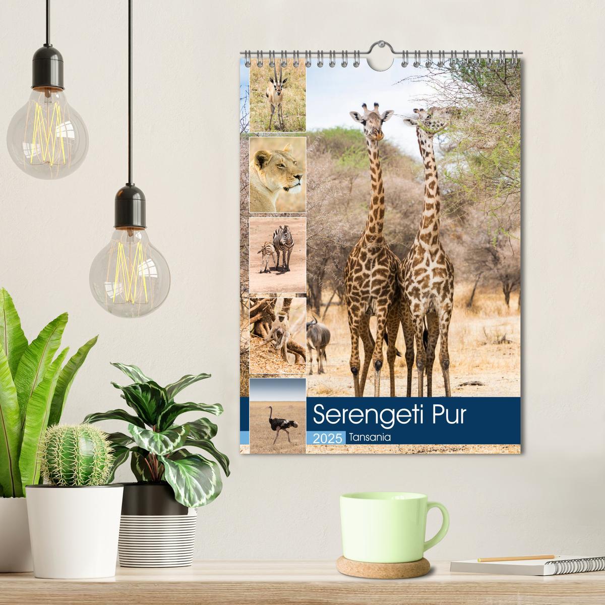 Bild: 9783435954438 | Serengeti Pur - Tansania (Wandkalender 2025 DIN A4 hoch), CALVENDO...