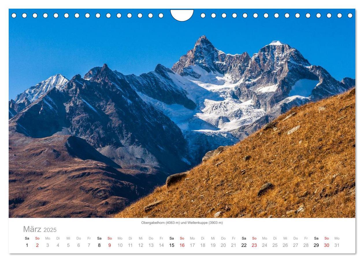 Bild: 9783435498574 | Walliser Alpen ¿ Europas »kleiner« Himalaya (Wandkalender 2025 DIN...