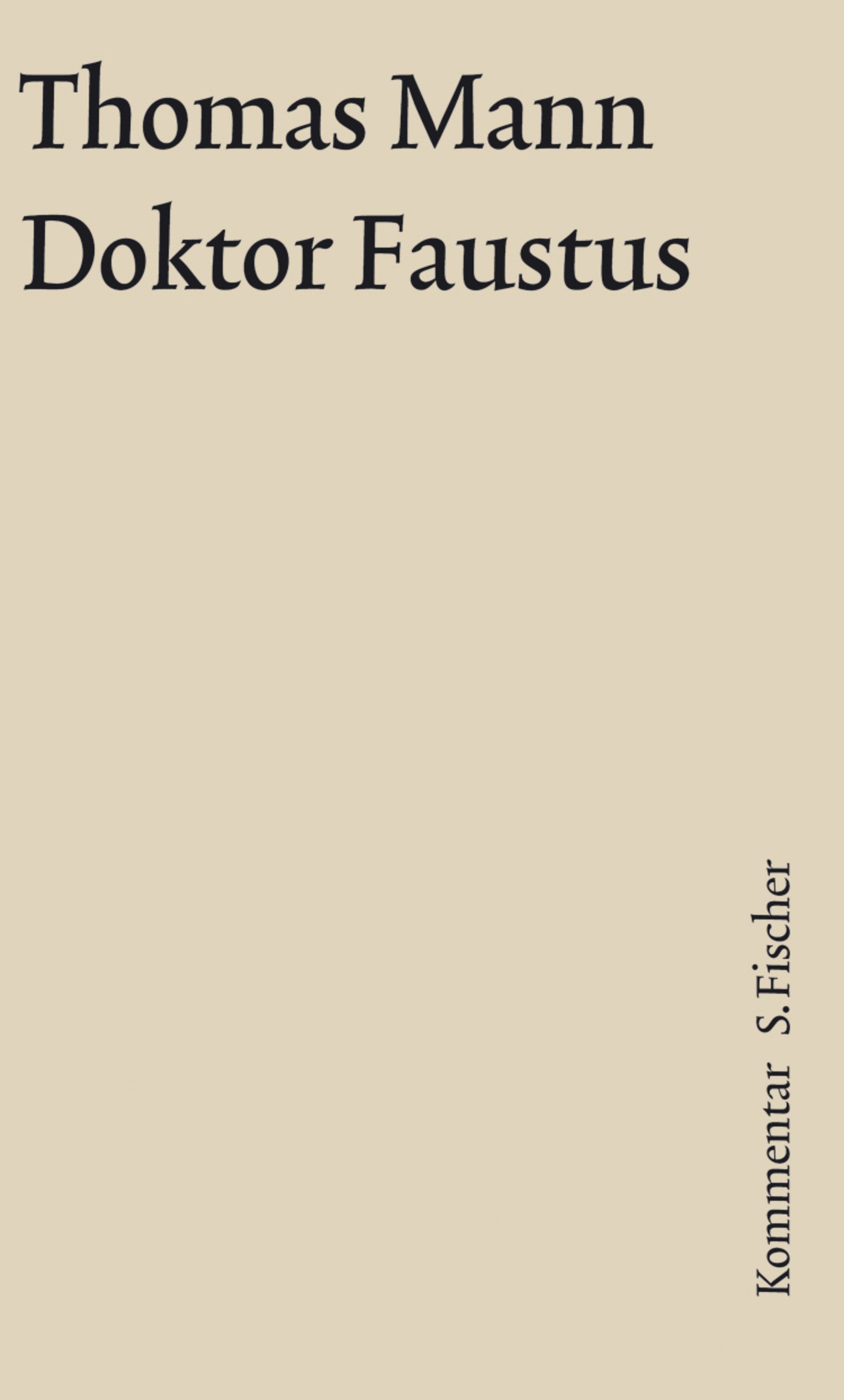 Cover: 9783100483386 | Thomas Mann: Doktor Faustus | Thomas Mann | Buch | 1264 S. | Deutsch