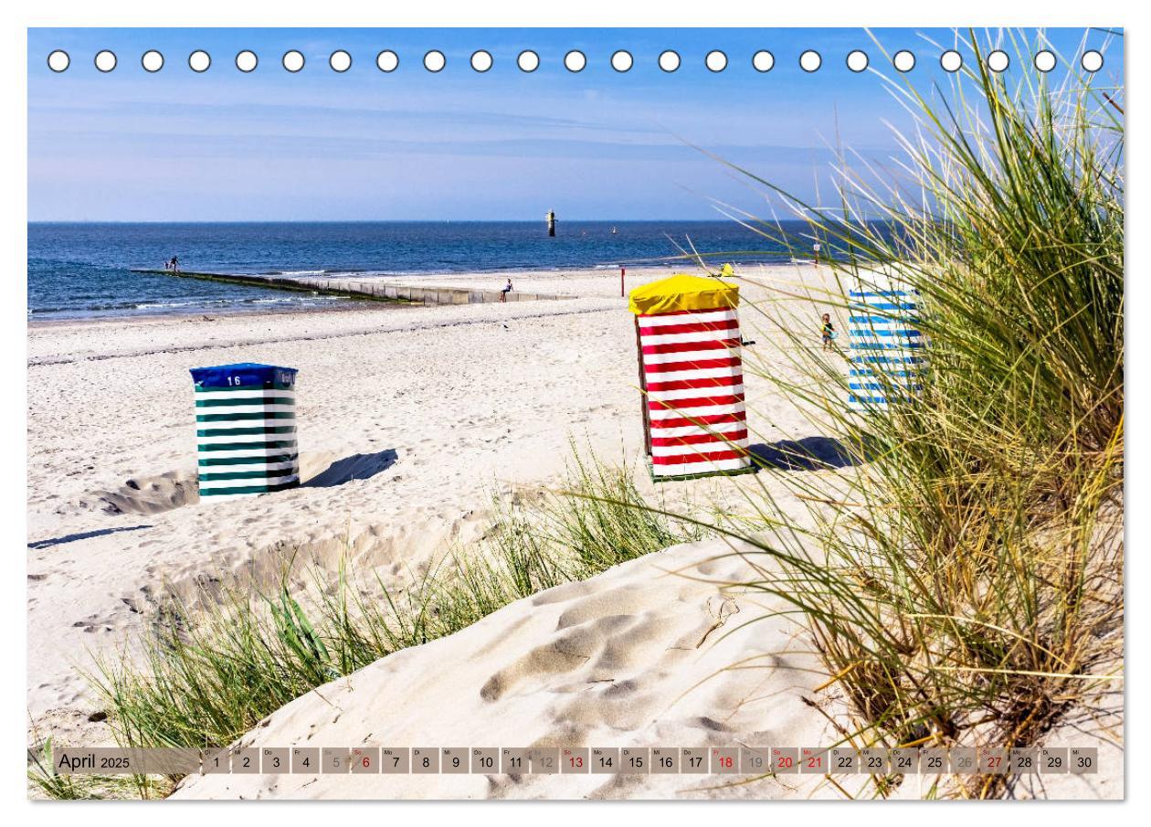 Bild: 9783435348824 | BORKUM Trauminsel in der Nordsee (Tischkalender 2025 DIN A5 quer),...