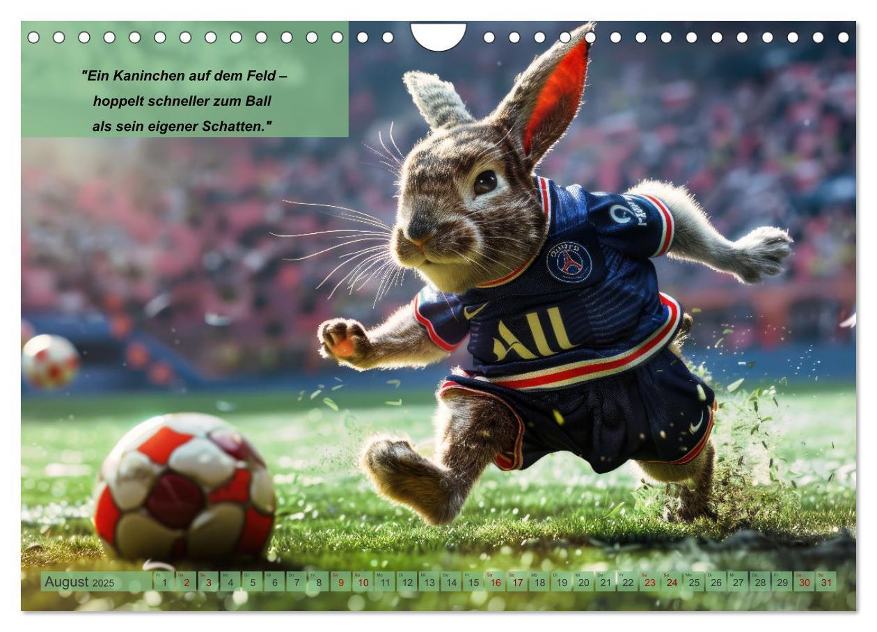 Bild: 9783457152676 | Der tierisch lustige Fußballkalender (Wandkalender 2025 DIN A4...