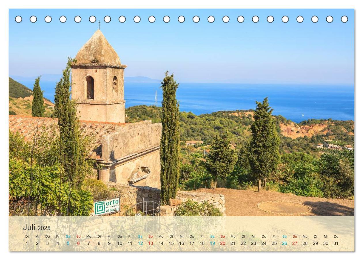 Bild: 9783435462995 | Elba - die Insel im Mittelmeer (Tischkalender 2025 DIN A5 quer),...