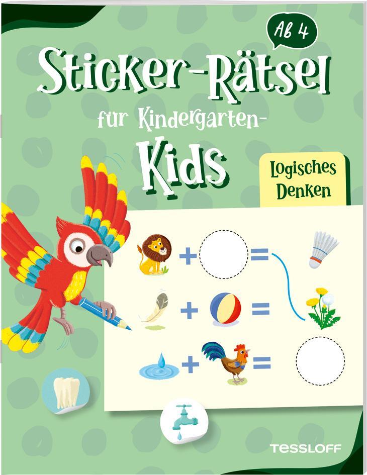 Cover: 9783788645427 | Sticker-Rätsel für Kindergarten-Kids. Logisches Denken | Thau | 32 S.