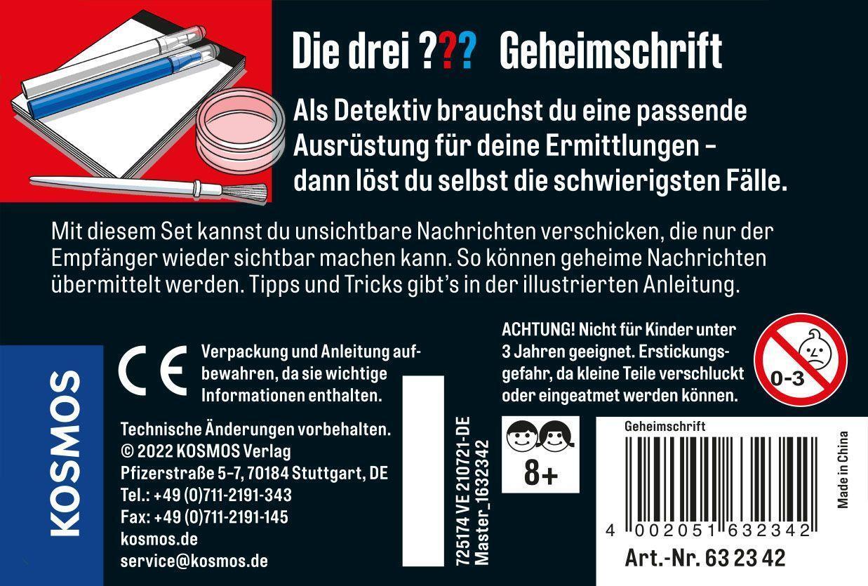 Bild: 4002051632342 | Die drei ??? Geheimschrift | Detektiv-Set | Spiel | Die drei ???