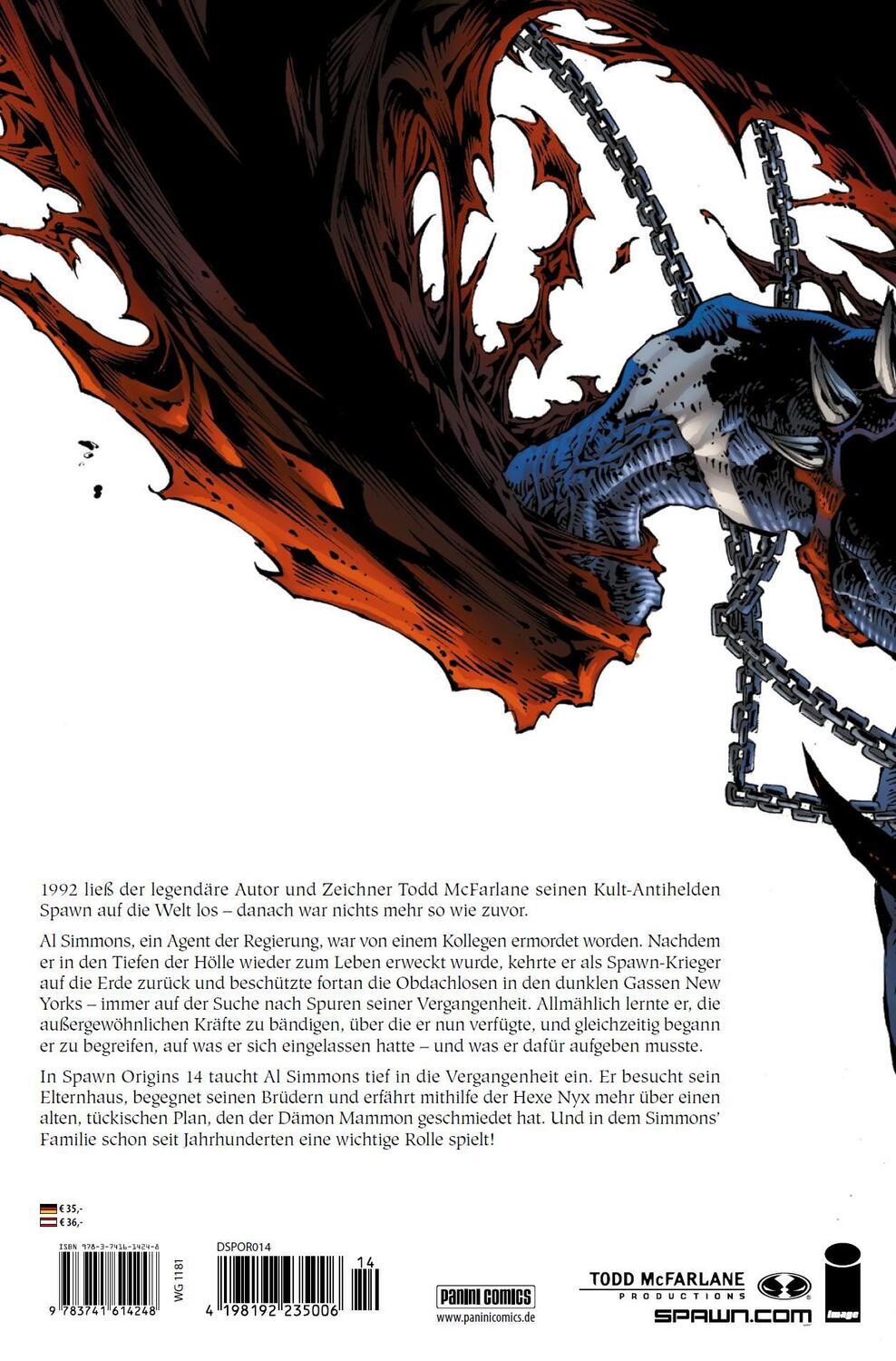 Rückseite: 9783741614248 | Spawn Origins Collection | Bd. 14 | David Hine (u. a.) | Buch | 336 S.