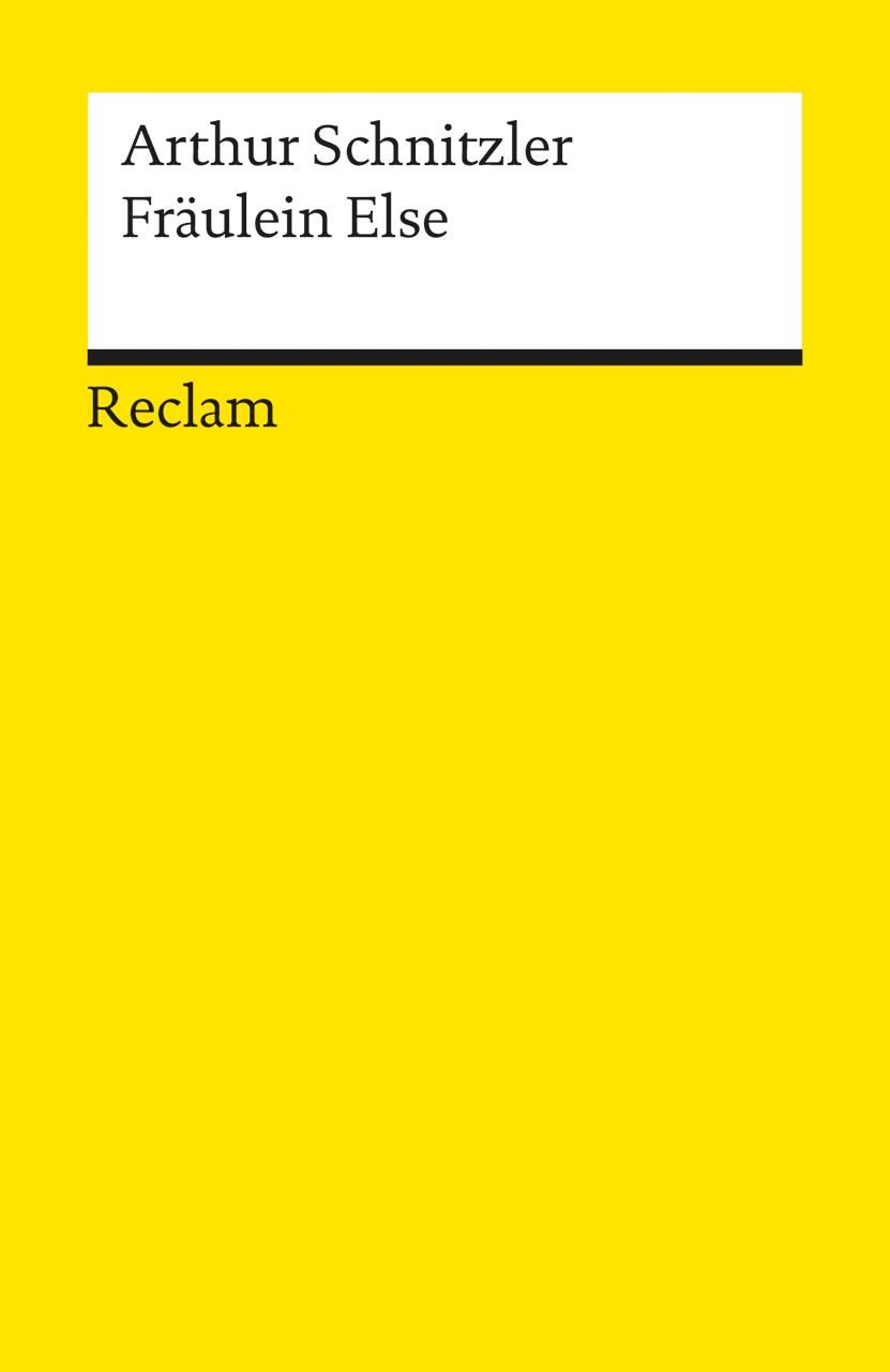 Cover: 9783150181553 | Fräulein Else | Arthur Schnitzler | Taschenbuch | 107 S. | Deutsch