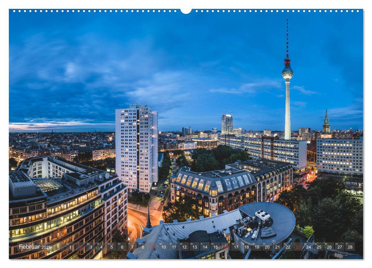 Bild: 9783435305643 | Berlin von oben (Wandkalender 2025 DIN A2 quer), CALVENDO...