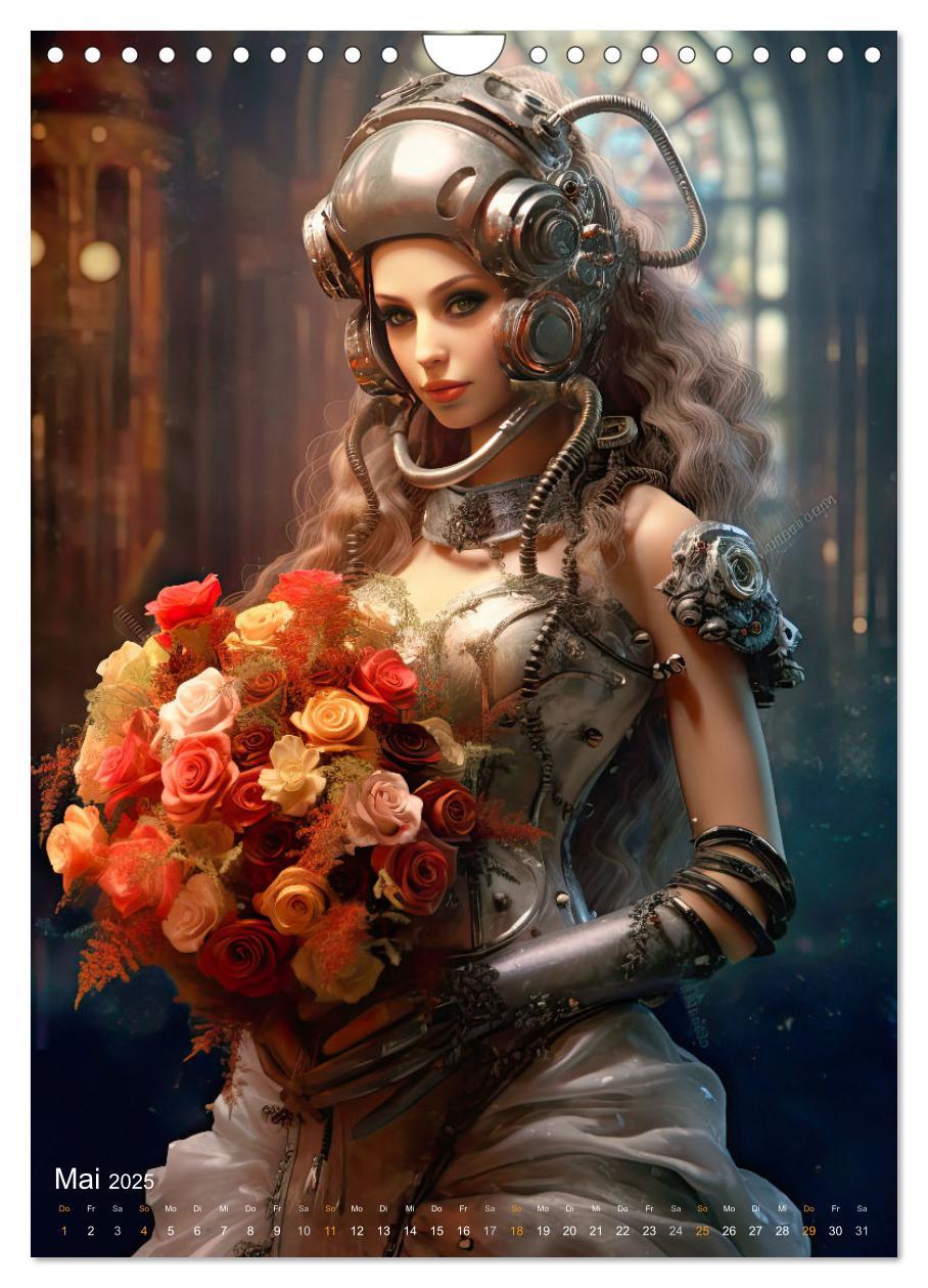 Bild: 9783435866915 | Steampunk Ladies (Wandkalender 2025 DIN A4 hoch), CALVENDO...