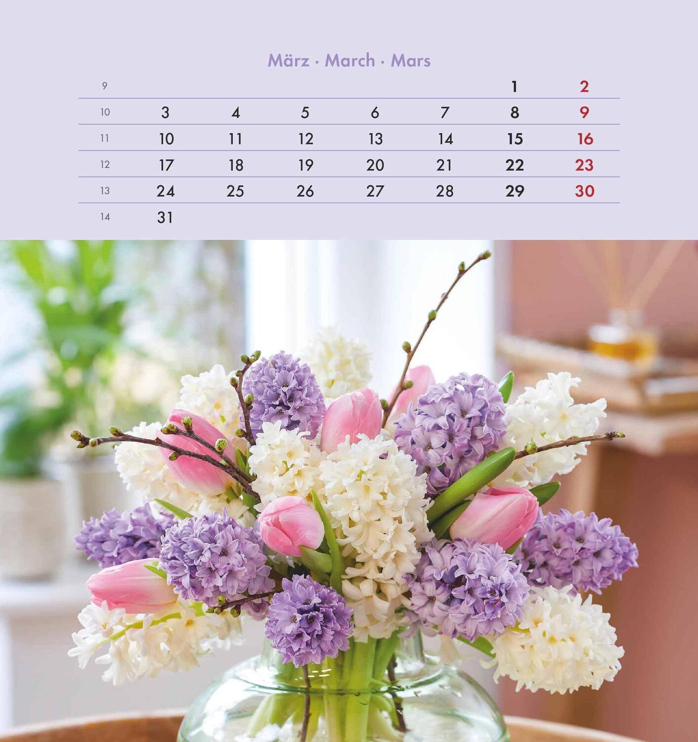 Bild: 4251732342289 | Blumengrüße 2025 - Postkartenkalender 16x17 cm - Blumen - zum...