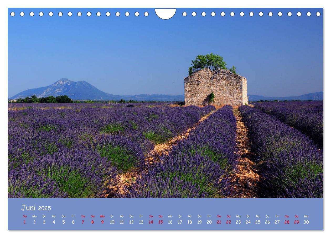 Bild: 9783435349937 | Quer durch Südfrankreich (Wandkalender 2025 DIN A4 quer), CALVENDO...