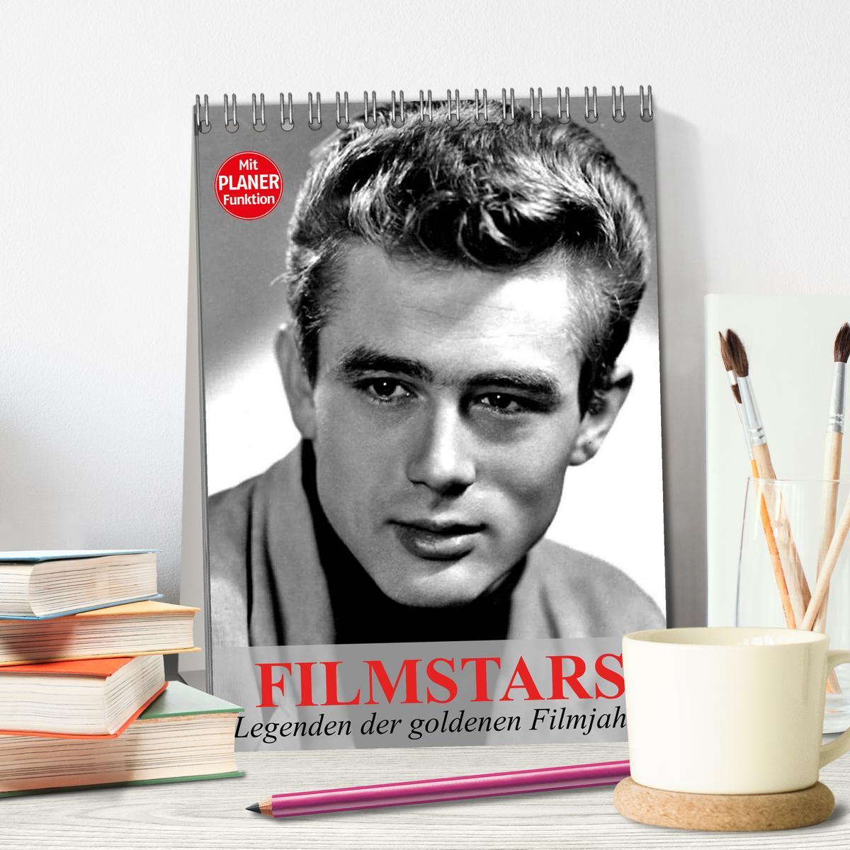 Bild: 9783457024126 | Filmstars - Legenden der goldenen Filmjahre (Tischkalender 2025 DIN...