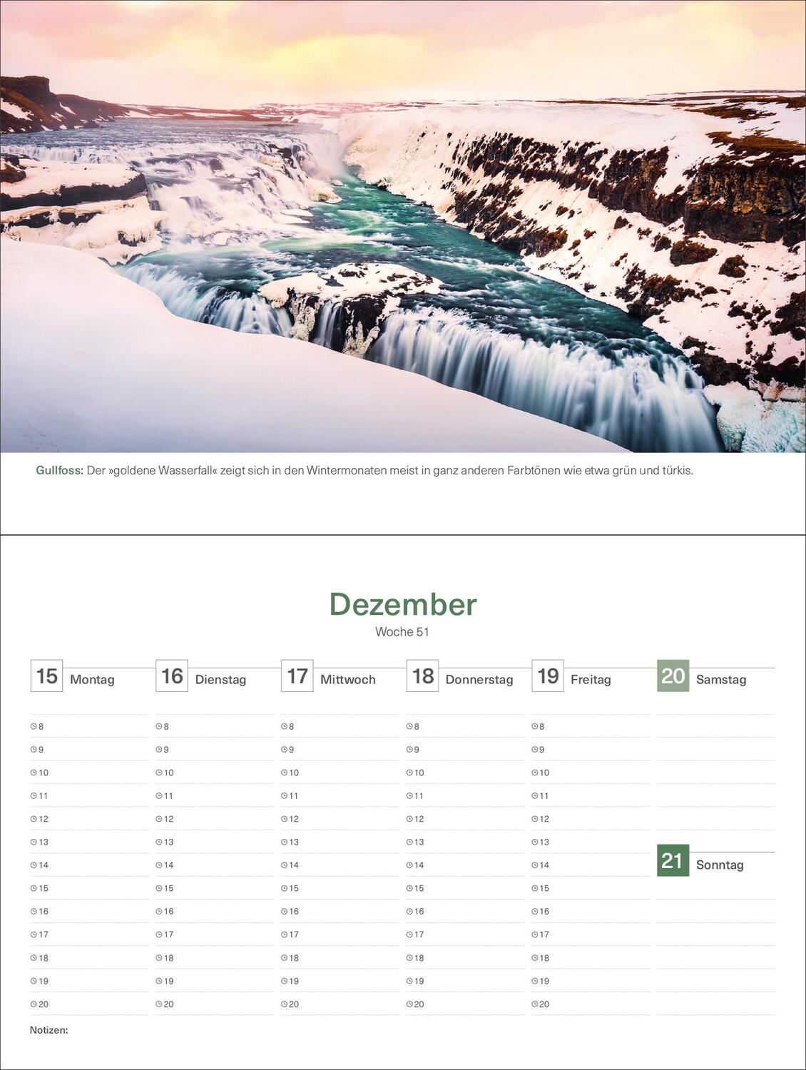 Bild: 9783965913752 | Island - KUNTH Tischkalender 2025 | Kalender | 54 S. | Deutsch | 2025