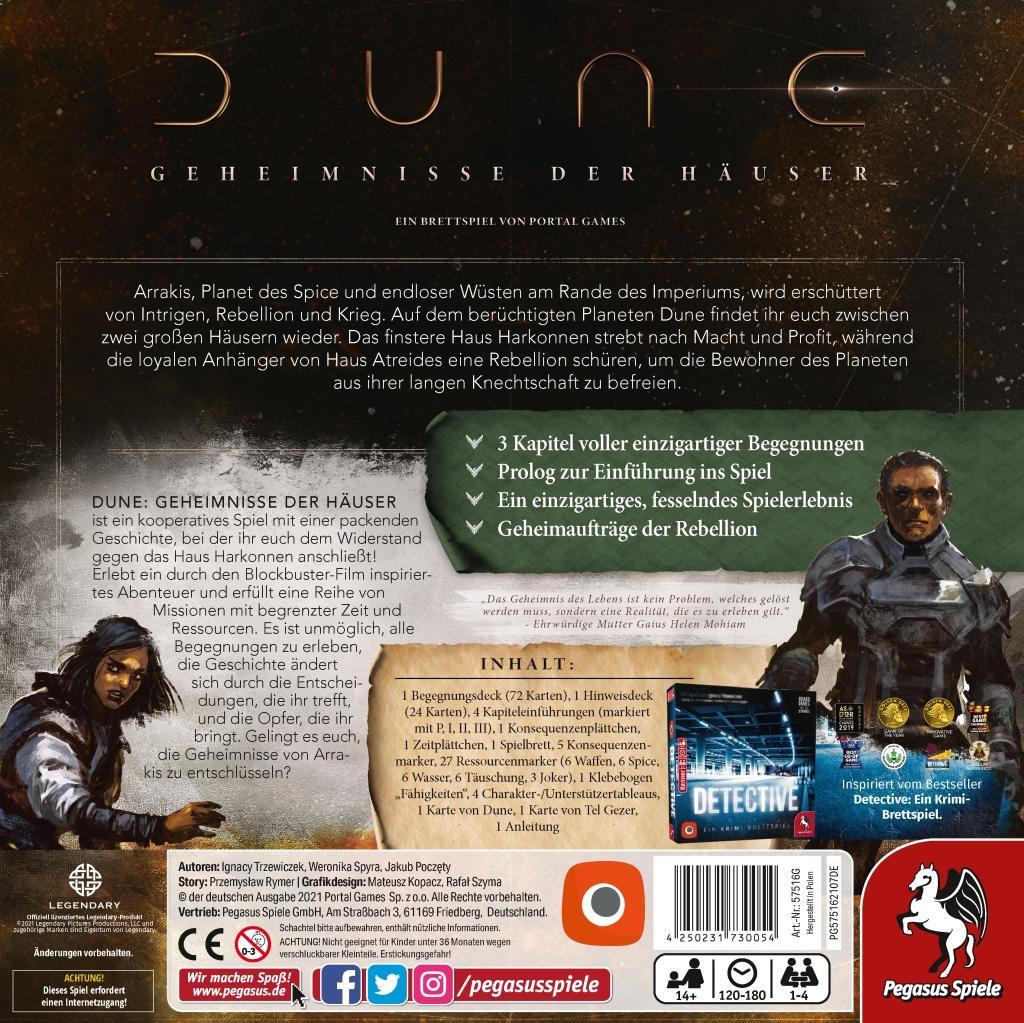 Bild: 4250231730054 | Dune - Geheimnisse der Häuser (Portal Games) | Spiel | 57516G | 2021