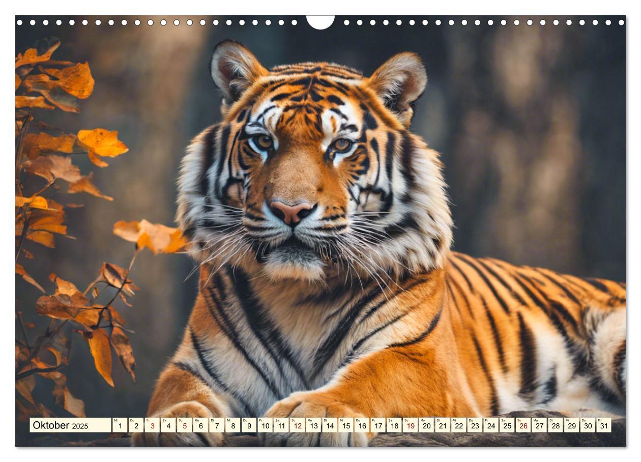 Bild: 9783383814143 | Tiger ganz nah (Wandkalender 2025 DIN A3 quer), CALVENDO...