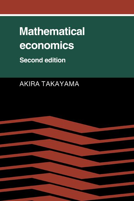 Cover: 9780521314985 | Mathematical Economics | Akira Takayama | Taschenbuch | Englisch