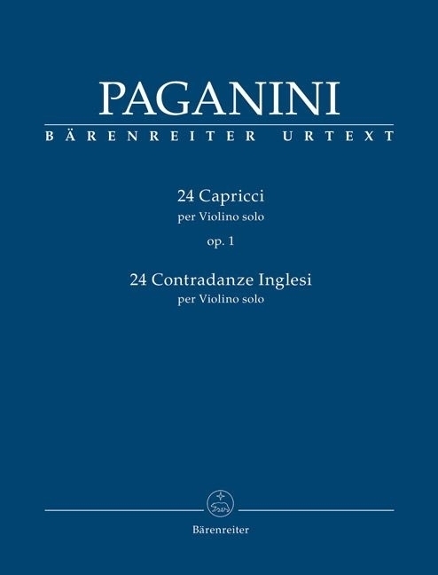 Cover: 9790006540815 | 24 Capricci op. 1 per Violino Solo / 24 Contradanze inglesi per...