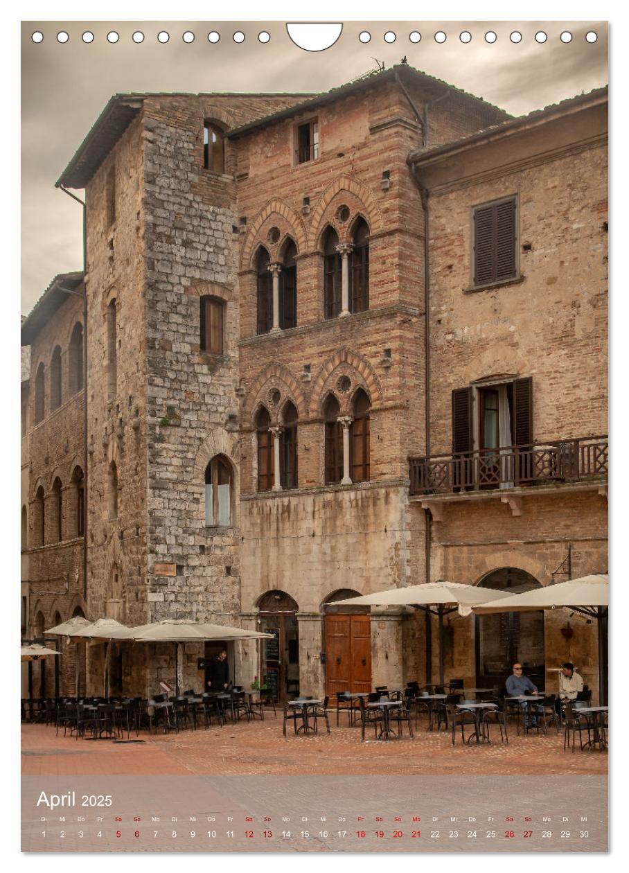 Bild: 9783457220184 | San Gimignano - Stadt der Türme (Wandkalender 2025 DIN A4 hoch),...