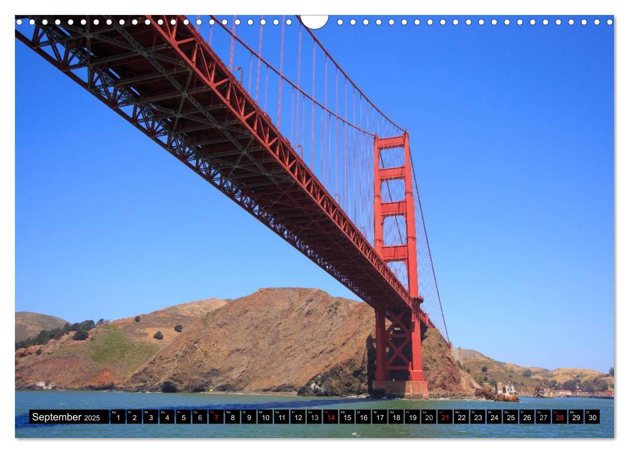 Bild: 9783435742103 | Golden Gate Bridge (Wandkalender 2025 DIN A3 quer), CALVENDO...