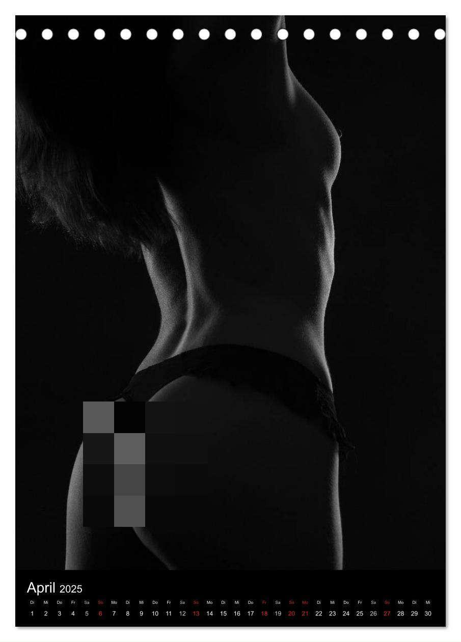 Bild: 9783457079911 | Erotische Silhouetten / CH-Version (Tischkalender 2025 DIN A5...