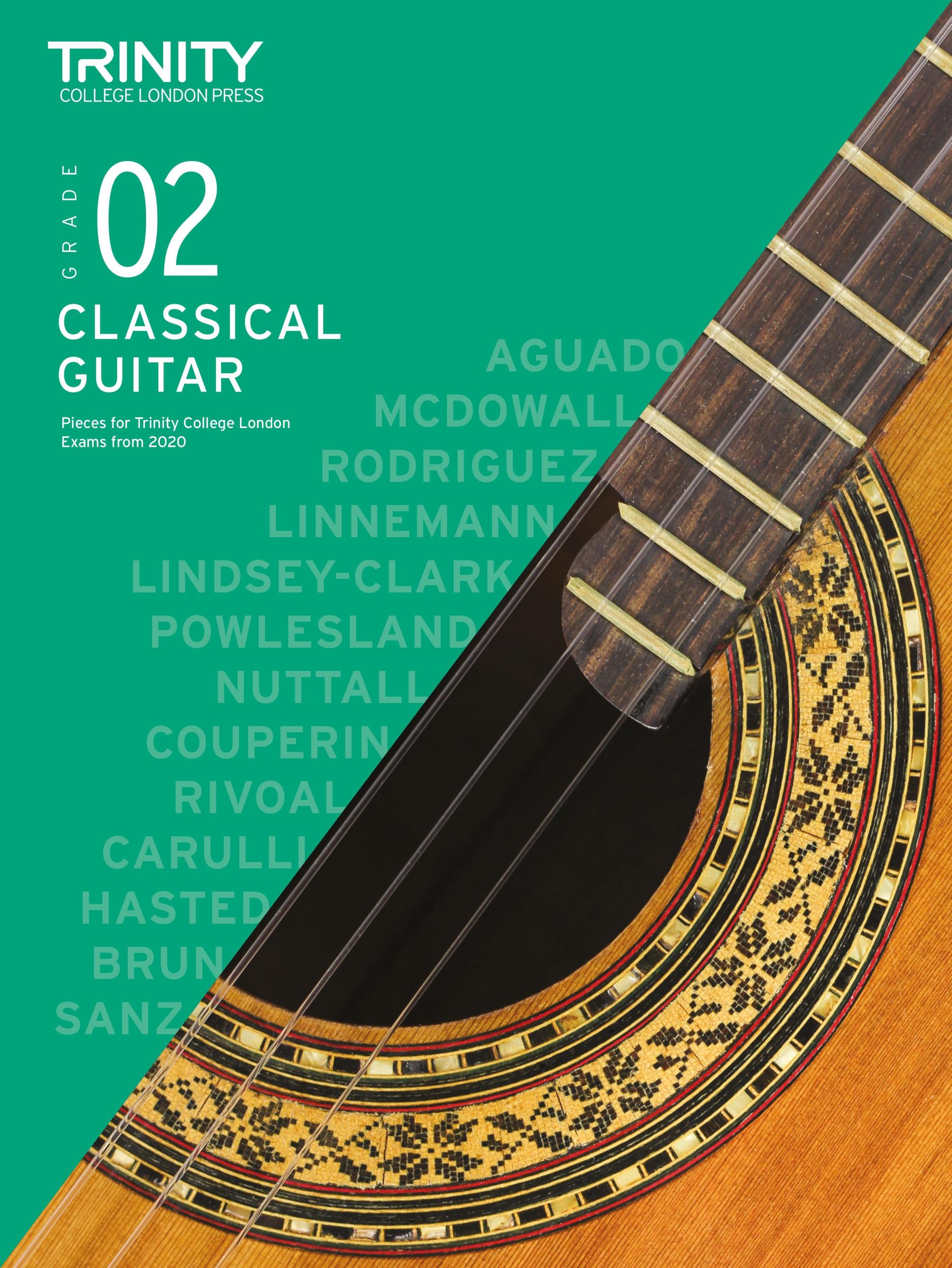 Cover: 9780857368324 | Trinity College London Classical Guitar Exam Pieces From 2020: Grade 2