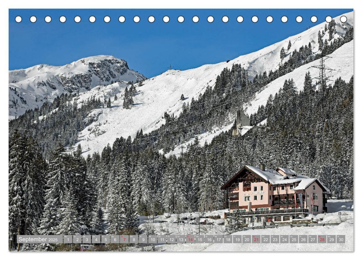 Bild: 9783435159178 | St. Anton am Arlberg (Tischkalender 2025 DIN A5 quer), CALVENDO...