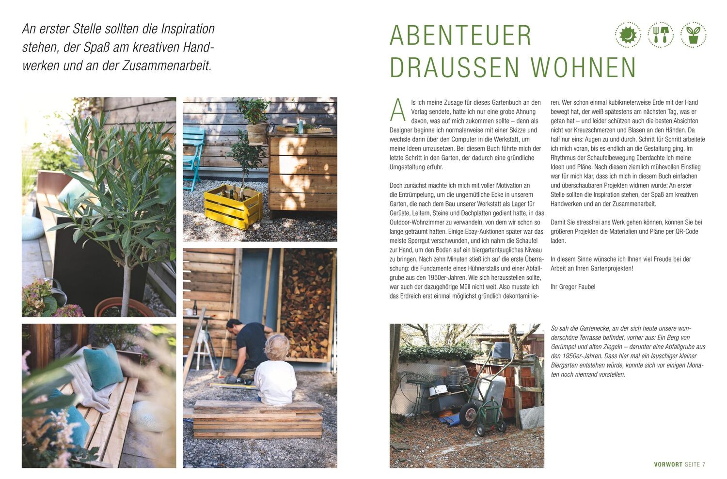 Bild: 9783835417632 | Gartenmöbel zum Selberbauen | Draußen wohnen, kochen, leben | Faubel